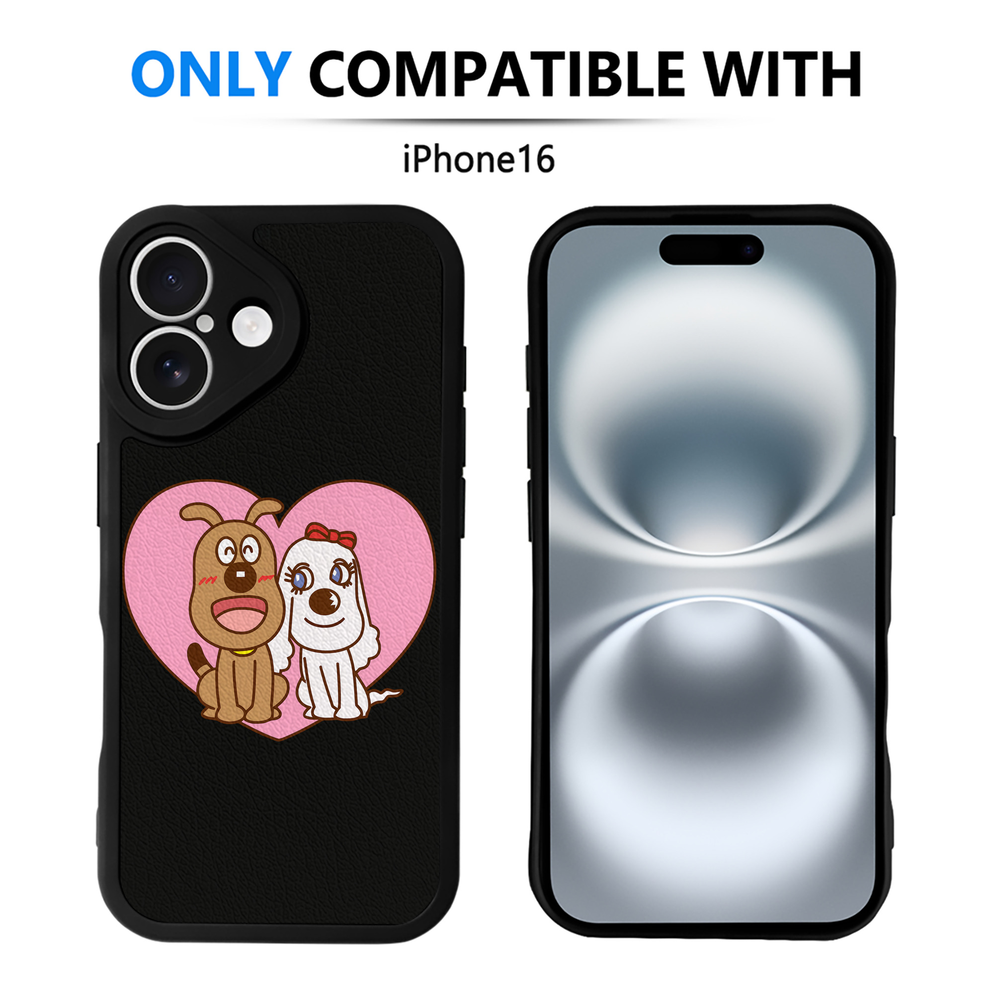 （画像用） アンパンマン Anpanman 【iPhone 16シリーズ対応】シリコンスマホケース（レザー調） 材質：シリコン